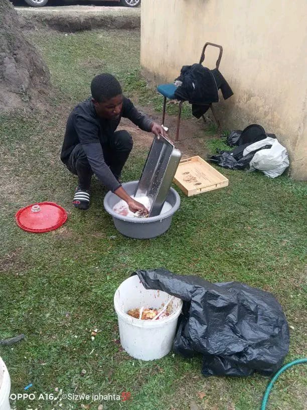 Cleaning work example