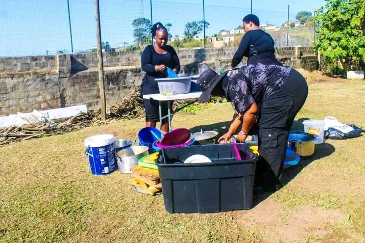 Cleaning work example