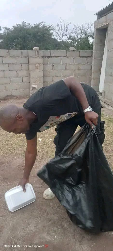 Cleaning work example